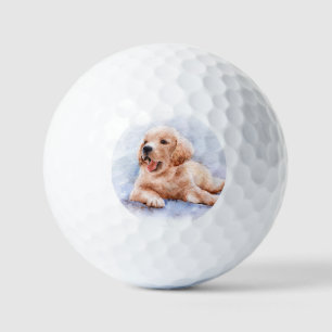 Benutzerdefiniertes Haustier-Hund-Foto Modern Pers Golfball
