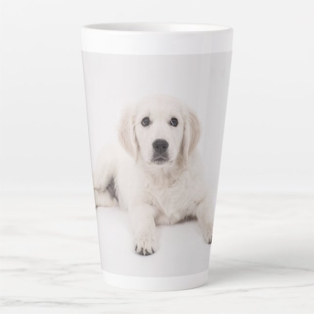 Benutzerdefiniertes Haustier oder Foto Milchtasse (Vorderseite)