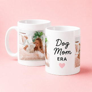 Benutzerdefiniertes Haustierfoto - Dog Mom Era Kaffeetasse