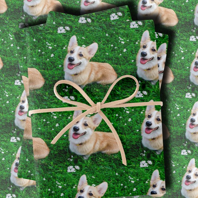 Benutzerdefiniertes Haustierfoto Geschenkpapier Set (Von Creator hochgeladen)