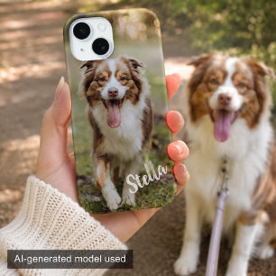 Benutzerdefiniertes Haustierfoto mit personalisier Case-Mate iPhone Hülle