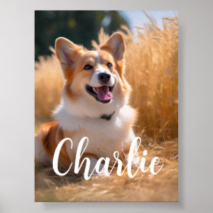 Benutzerdefiniertes Haustierfoto Poster