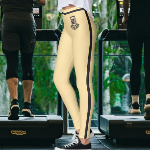 Benutzerdefiniertes Haustierfoto Soft Buttergelb S Leggings