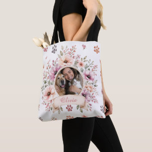 Benutzerdefiniertes Haustierfoto und Name Gesche Tasche