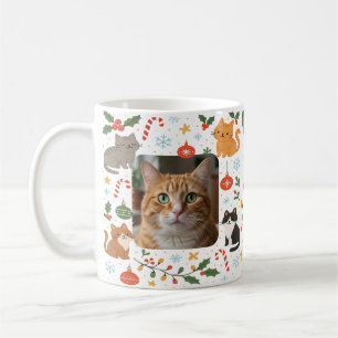 Benutzerdefiniertes Haustierfoto Weihnachts-Tasse  Kaffeetasse