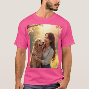 "Benutzerdefiniertes Haustierliebhaber-T-Shirt – S T-Shirt