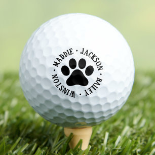 Benutzerdefiniertes Haustiernamen-Monogramm Golfball