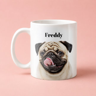 Benutzerdefiniertes Haustierporträt | Foto hochlad Kaffeetasse