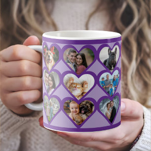Benutzerdefiniertes Herzfoto Kaffeetasse