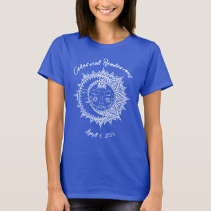 Benutzerdefiniertes himmlisches Rendezvous Finster T-Shirt