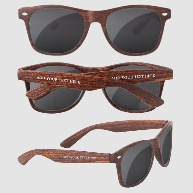 Benutzerdefiniertes Hinzufügen des Logos für das F (Custom Add Your Text Photo Logo Sunglasses)