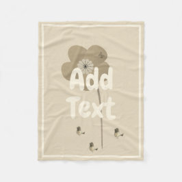 Benutzerdefiniertes Hinzufügen eines Hübschen Gart Fleecedecke