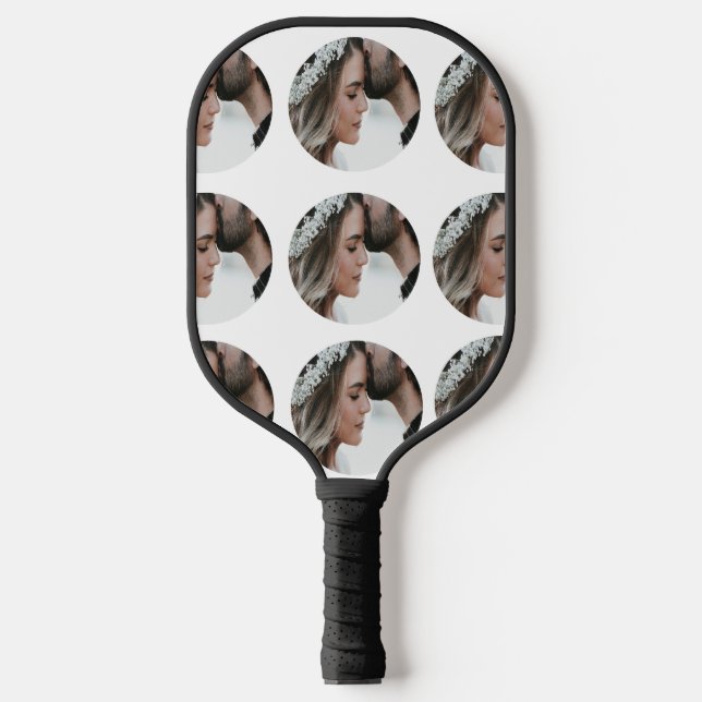 benutzerdefiniertes Hinzufügen eines kreisförmigen Pickleball Schläger (Vorderseite)