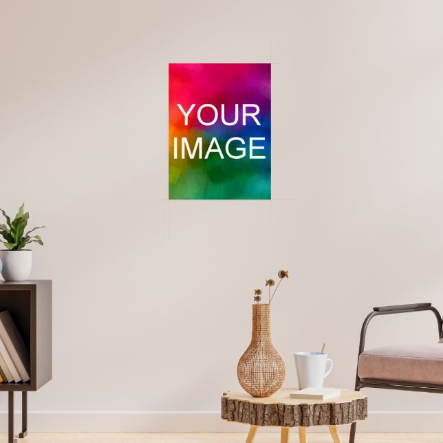 Benutzerdefiniertes Hinzufügen von Foto Elegant Mo Poster (Wohnzimmer 3)