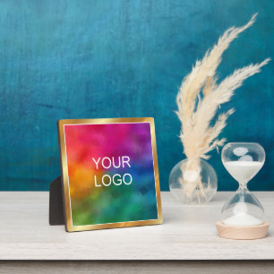 Benutzerdefiniertes Hochladen Firmenlogo Glamour G Fotoplatte