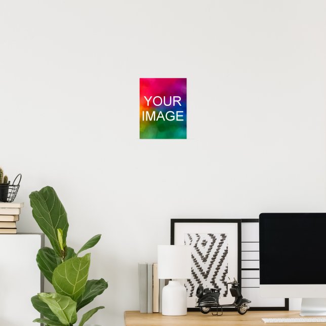 Benutzerdefiniertes Hochladen Ihres eigenen Fotos  Poster (Heimbüro)