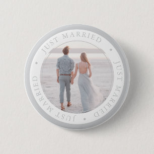 Benutzerdefiniertes Hochzeitsfoto einfach Button