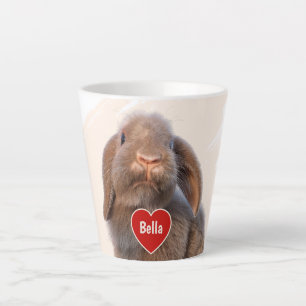Benutzerdefiniertes Holland Lop Kaninchen Foto Nam Milchtasse