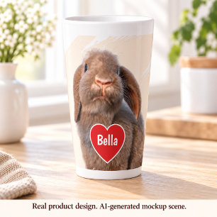 Benutzerdefiniertes Holland Lop Kaninchen Foto Nam Milchtasse