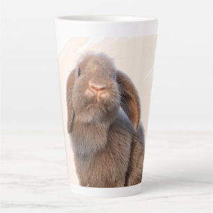 Benutzerdefiniertes Holland-Lop-Kaninchenliebhaber Milchtasse