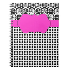Benutzerdefiniertes Hot-Pink-Glam Notizblock