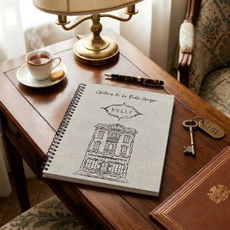 Benutzerdefiniertes Hotel Chateau de la Belle Epoq Notizbuch