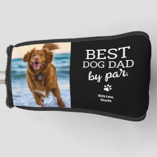 Benutzerdefiniertes Hund Foto Bester DOG-Vater nac Golf Headcover