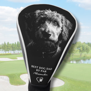 Benutzerdefiniertes Hund Foto Bester Doodle-Vater  Golf Headcover
