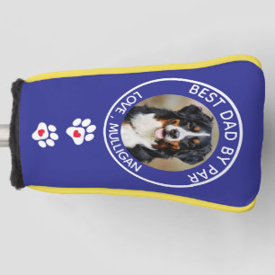 Benutzerdefiniertes Hund Foto Bester Vater nach Pa Golf Headcover
