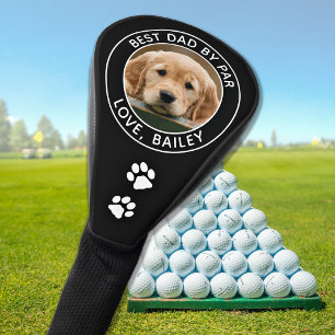 Benutzerdefiniertes Hund Foto Bester Vater nach Pa Golf Headcover