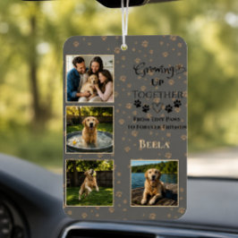 Benutzerdefiniertes Hunde-Foto Autolufterfrischer