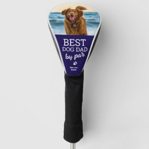 Benutzerdefiniertes Hunde-Foto Bester HUND-Vater v Golf Headcover