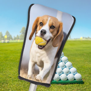 Benutzerdefiniertes Hunde-Foto Familienputter Pers Golf Headcover