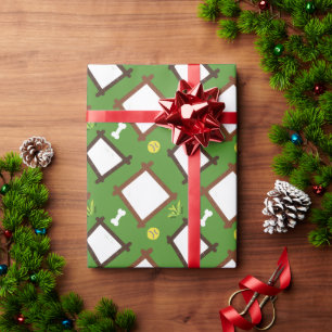 Benutzerdefiniertes Hunde-Foto-Geschenkpapier Geschenkpapier