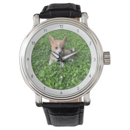 Benutzerdefiniertes Hunde-Foto Hinzufügen eines ei Armbanduhr
