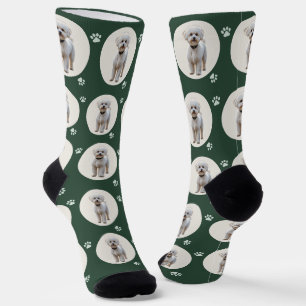 Benutzerdefiniertes Hunde-Foto Klassischer Jägergr Socken