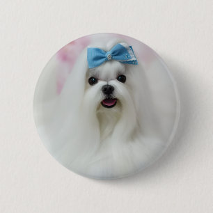 Benutzerdefiniertes Hunde-Foto   Personalisierter  Button