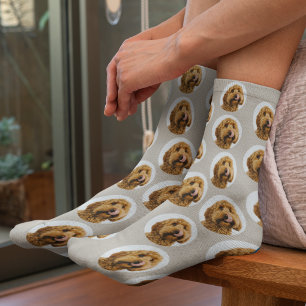 Benutzerdefiniertes Hunde-Foto Personalisiertes Socken