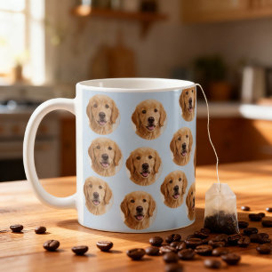 Benutzerdefiniertes Hunde-Foto Süße personalisie Kaffeetasse