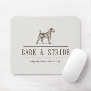 Benutzerdefiniertes Hundeausführgeschäft Natürlich Mousepad