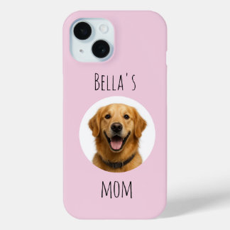 Benutzerdefiniertes Hundemutter-Foto- und Namensde Case-Mate iPhone Hülle