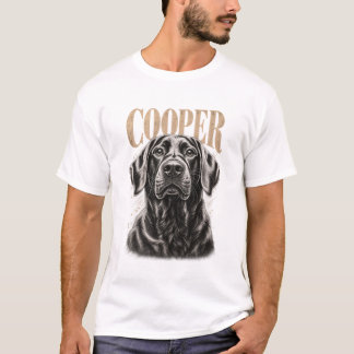 Benutzerdefiniertes Hundename-Shirt, personalisier T-Shirt