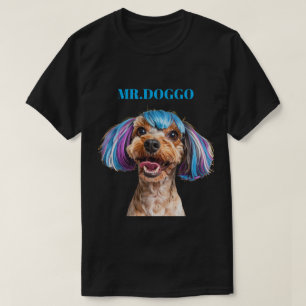 Benutzerdefiniertes Hundeporträt – Personalisierte T-Shirt