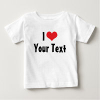 Benutzerdefiniertes Ich Liebe T-Shirt