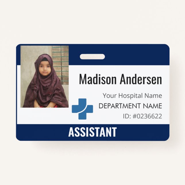 Benutzerdefiniertes ID-Abzeichen | Personalisierte Ausweis (Vorderseite)