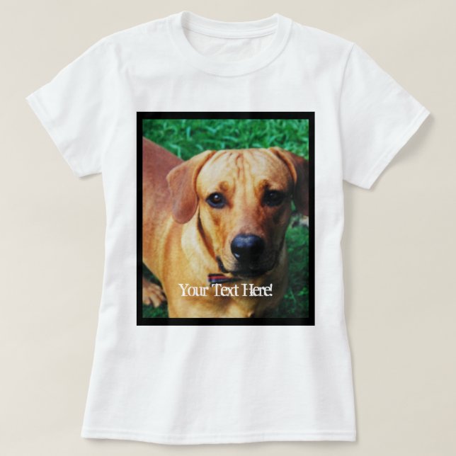 Benutzerdefiniertes Image-Foto Upload T-Shirt (Design vorne)