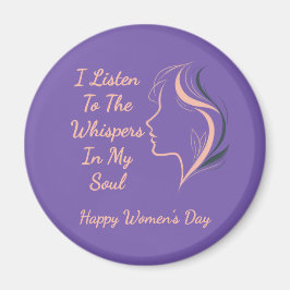 Benutzerdefiniertes inspiriertes Lila Magnet