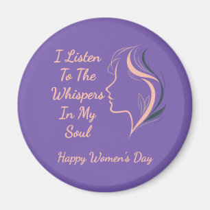 Benutzerdefiniertes inspiriertes Lila Magnet