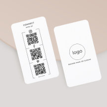 Benutzerdefiniertes Instagramm-Facebook-QR-Code-Co