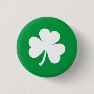 Benutzerdefiniertes irisches Kleeblatt Button